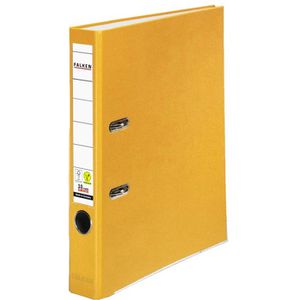 Falken Ordner 9984139, PP, A4, 5cm, Kunststoffordner, gelb