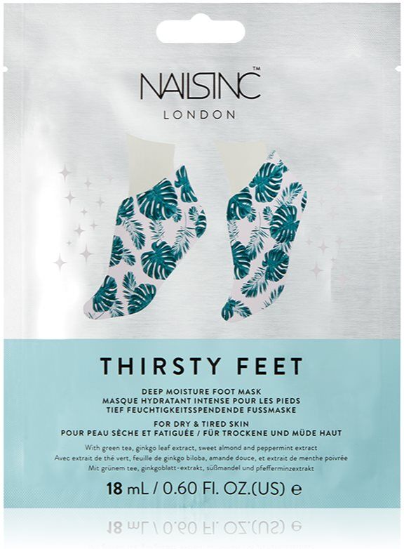 Nails Inc. Thirsty Feet masque hydratant pieds 18 ml