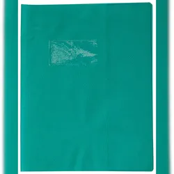 Calligraphe 20x Heftumschlag 17x22 Leder grun- Grün 72005C
