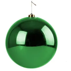 Christbaumkugel grün Weihnachtskugel ⌀ 25 cm Baumschmuck Deko-Kugel glänzend : Grün : ⌀ 25 cm