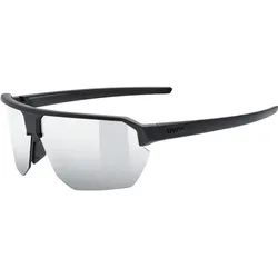 Uvex, Unisex, Sportbrille, vectiv set (Black Matt, Clear, Mirror Silver), Schwarz