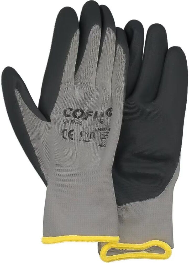 Guantes De Protección Industrial Damesa Cofil Pro Gris Talla Única Unisex