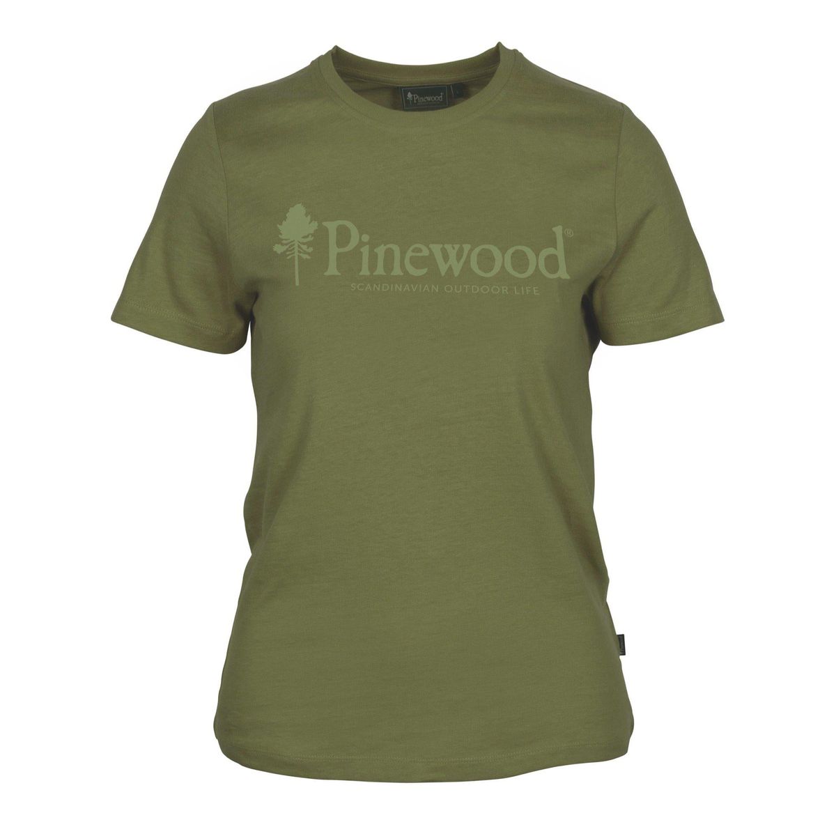 Pinewood Outdoor Life Women T-shirt pine green (759) S 1-34450759005