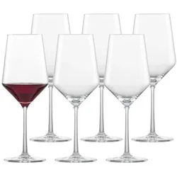 Zwiesel Cabernet Rotweingläser PURE, Weingläser, Transparent