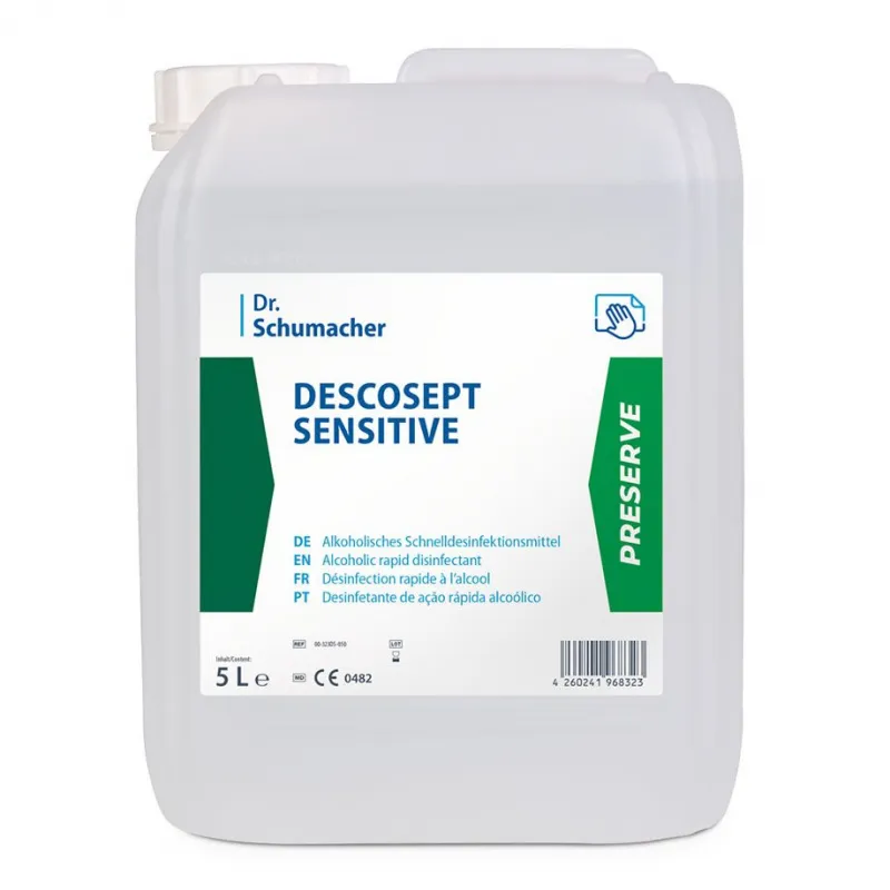 Dr.Schumacher Descosept Sensitive alkoholische Flächendesinfektion 5 Liter Kanister. 00-323DS-050