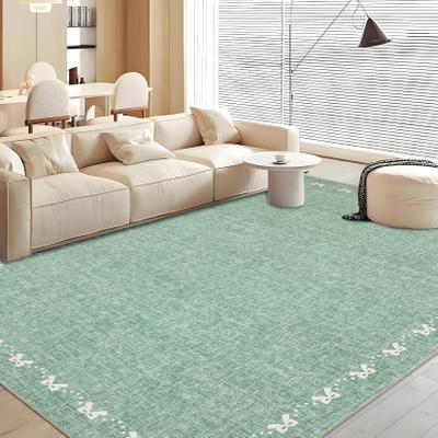 Garvee Bow Pattern Bordered Area Rugs for Living Room