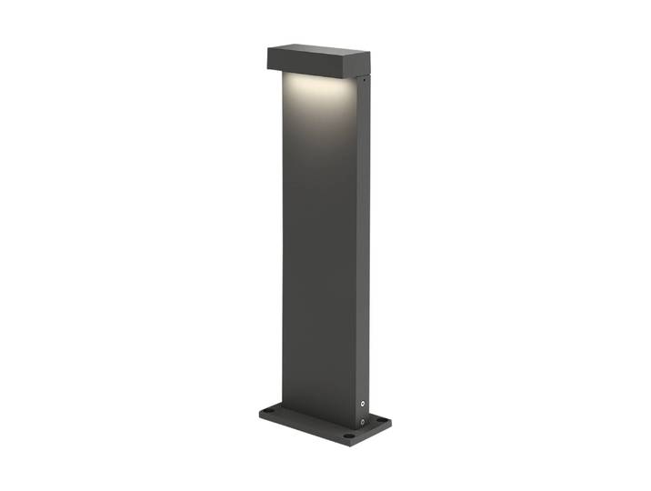 Wever & Ducré Lighting LED Sockelleuchte Palos Carré 1.0, dimmbar, schwarz, Aluminium, Modern, LED Außenleuchte