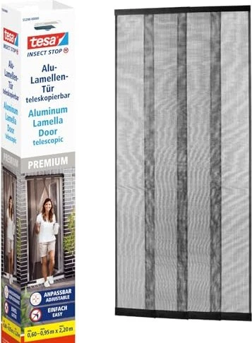 tesa Fliegengitter Insect Stop Alu anthrazit 0,6-0,95 x 2,2 m