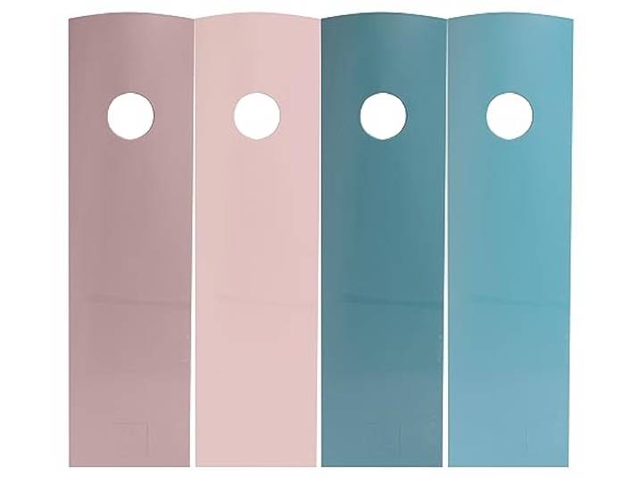 Exacompta - Réf. 182606SETD - Set de 4 classeurs à revues MAG-CUBE Skandi\, porte-revues\, catalogues\, magazines\, rangement pour documents format A4 et A4 maxi - largeur 27\,5 xm - 4 couleurs assorties