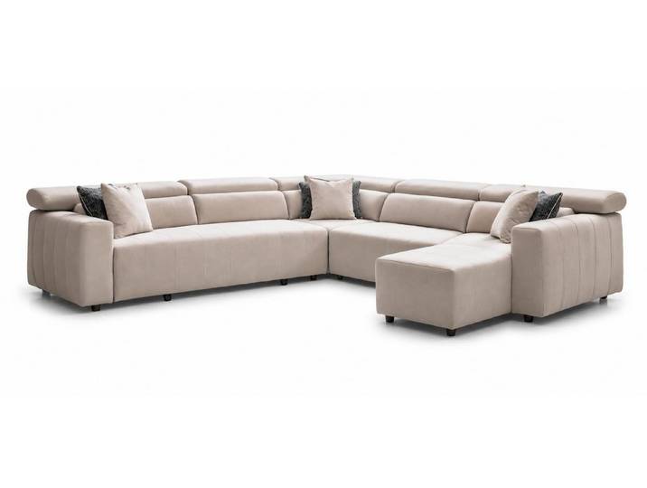 JVmoebel Ecksofa Luxuriöses modernes Ecksofa italienische Polstermöbel Design, 4 Teile, Made in Europa