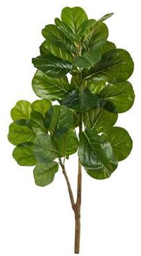 Nearly Natural "3.5' Fiddle Leaf Fig Artificial Tree - 6"""
