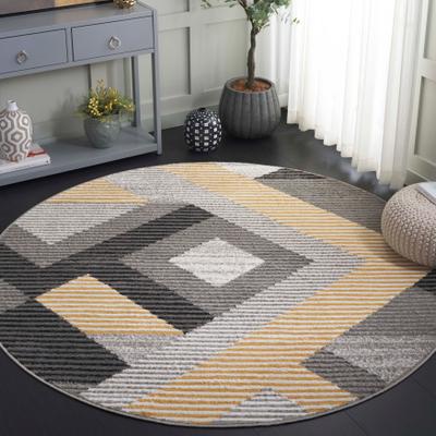 SAFAVIEH Pyramid Sadeta Modern Geometric Rug
