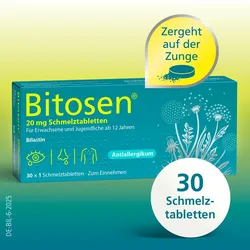 BITOSEN 20 mg Schmelztabletten 30 St