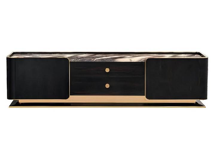Xlmoebel Lowboard Designer Holz-Kommode mit Stauraum für TV und Wohnaccessoires (Sideboard, 1 St., Sideboard), Hergestellt in Europa