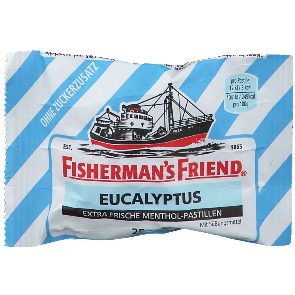 Fishermans Friend Eucalyptus ohne Zucker Pastillen 25 g