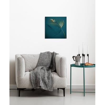 Leinwandbild KOMAR "Casino Nights - Größe 30 x 30 cm", blau (farbe bild(er): blau, goldfarben), B:30cm, Holz, Papier, Bilder, Leinwandbild, Keilrahmenbild mi Echtholzrahmen