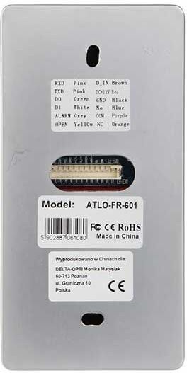 Lettore Per Controllo Accessi Da Parete Riconoscimento Facciale Con Tastiera A Combinazione 12v Lettore Rfid Alluminio Ip65