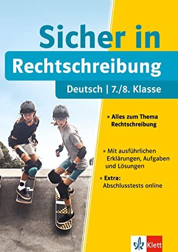 Klett Sicher in Deutsch Rechtschreibung 7./8. Klasse: Alles zum Thema Rechtschreibung - Preis vom 17.10.2026 19:25:27 h