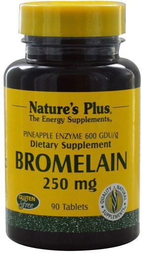 NaturesPlus Pineapple Bromelain Enzymes - 60 and 90 Tablets 60 Units