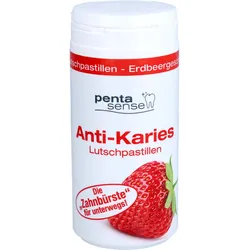 Penta-Sense Anti-Karies Lutsch. Erdbeere 150 ST