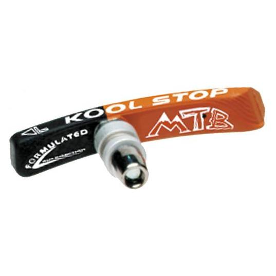 Kool Stop MTB 2 Compound Bremsschuhe lachs/schwarz (Universal, Gummi) (T1-387)