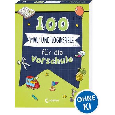 100 Mal- und Logikspiele für die Vorschule, Taschenbuch von , Loewe, 978-3-7432-0927-5