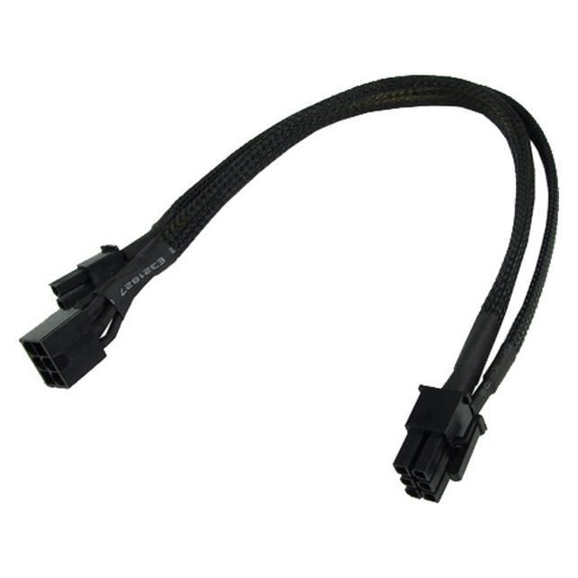 Phobya PCI-E Stromadapter 6pin (30 cm, 6 pin PCI-Express) (82036)