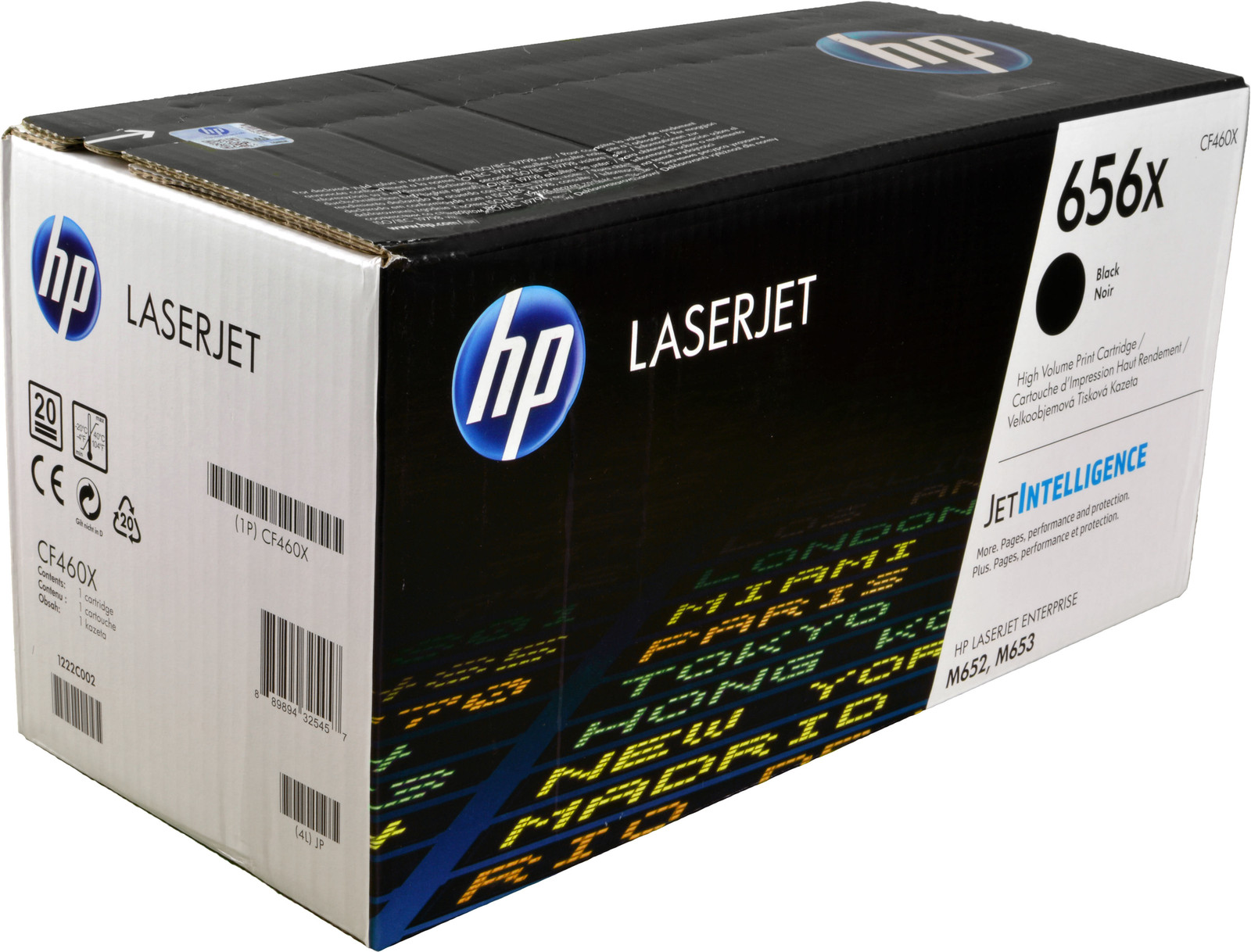 HP 656X CF460X LaserJet Toner Cartridge - Zwart - Hoge capaciteit