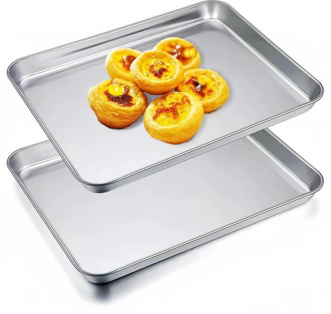 Azomor roestvrijstalen bakplaat voor veelzijdig gebruik in de keuken