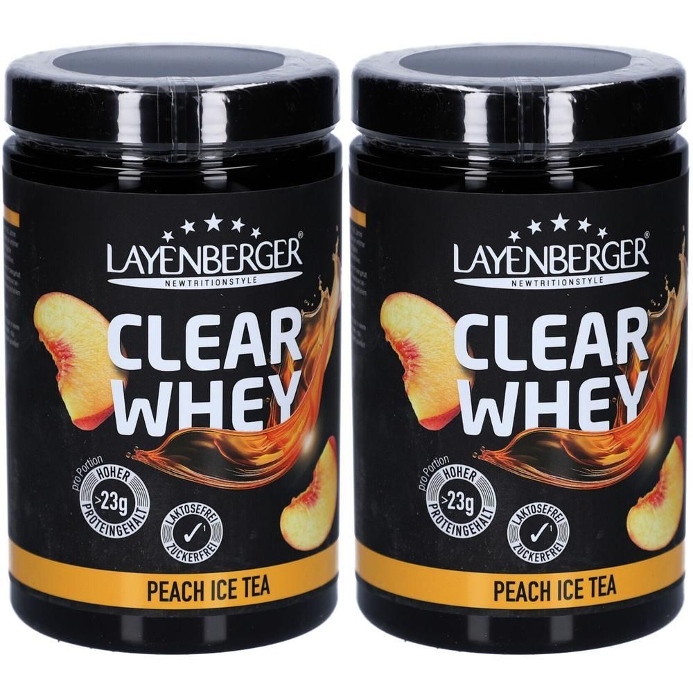 Clear Whey Eistee-Pfirsich Pulver 2x 2x420 g