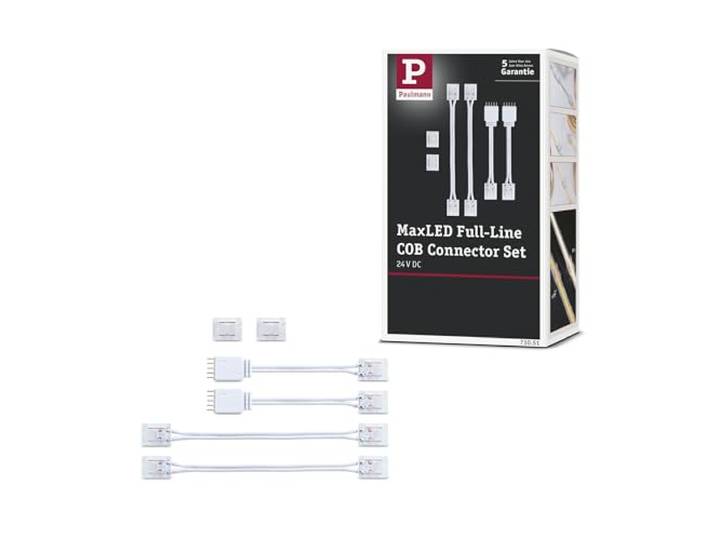 Paulmann 71051 MaxLED Zubehör Connector Set Full-Line COB Weiß Kunststoff