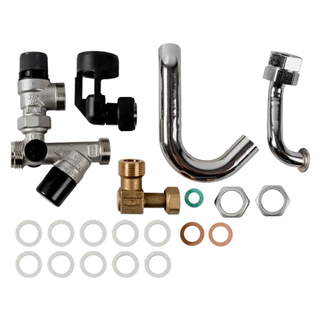 Wolf-Garten Wolf Anschluss-Set Trinkwasser Überputz ohne Druckminderer 1/2 für Zentrale CGW (8610476)