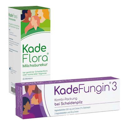 KadeFungin 3 Kombipackung + KadeFlora Milchsäurekur 1 St Set