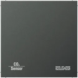 Jung CO2AL2178AN KNX CO2-Sensor, Aluminium lackiert, Serie LS, anthrazit