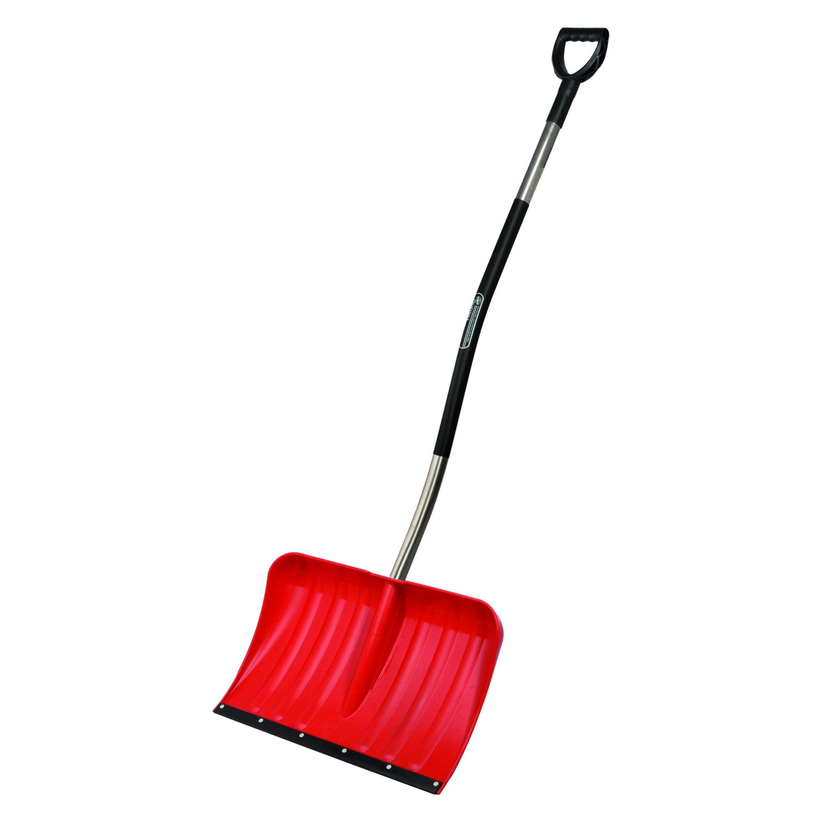 Magni FREUND Victoria Schneeschaufel Aluline Ergonomic (Schneeschieber ergonomisch gelb mit Flüsterkante (2030568)