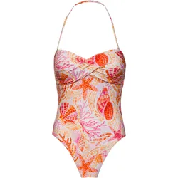 Seafolly La Mer Badeanzug Damen | Gr. 40 | weiß - weiß