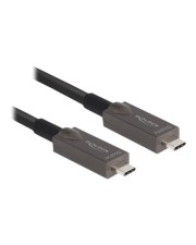 Delock Aktives Optisches USB-C Video+ Daten+ PD Kabel 5 m Digital/Daten Video/Analog 5 m (84146)