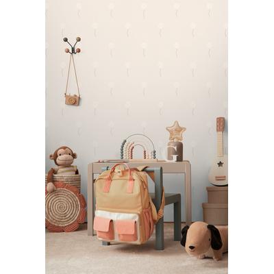 Vliestapete LIVING WALLS "Kids Studio Luftballons – Vliestapete für Kinder", beige (natur), B:0,53m H:0m L:10,05m, Vinyl, Vlies, Tapeten, Luftballonmuster in sanften Farben für das Kinderzimmer