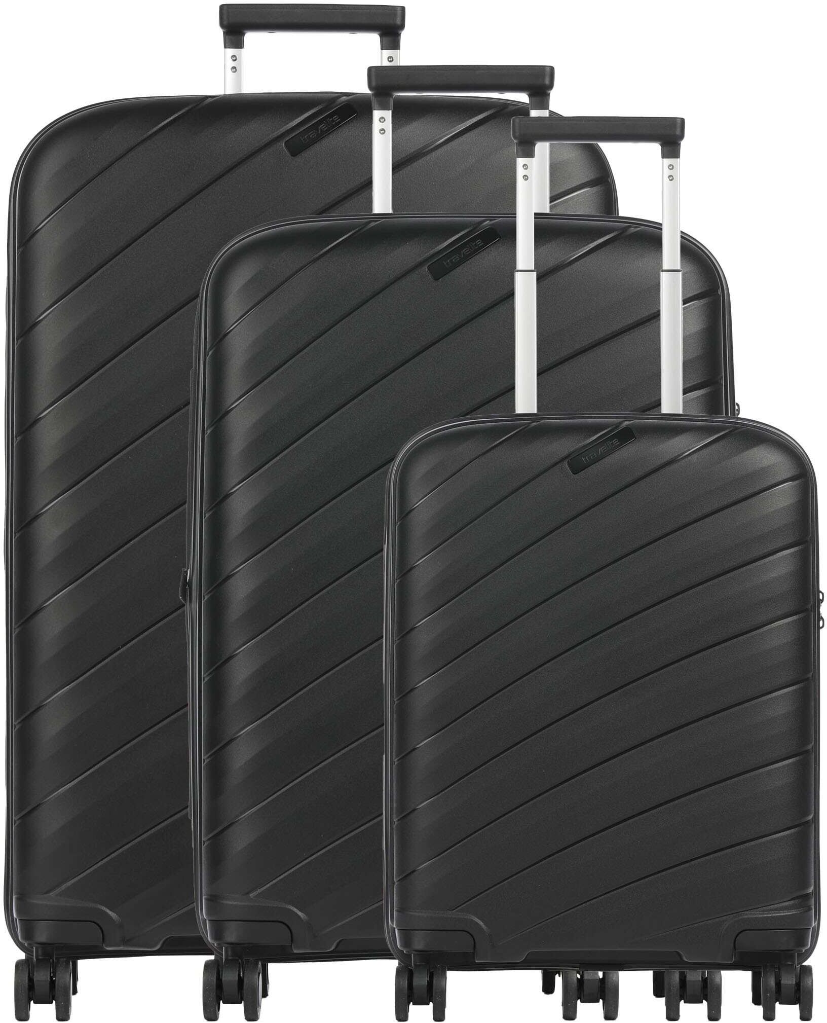 Travelite Burano Kofferset, schwarz