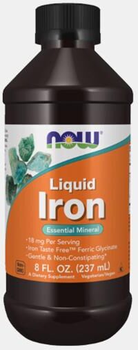 NOW LIQUID IRON 237ml