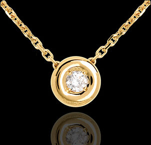 Edenly Gold Collier Kelch mit Diamanten