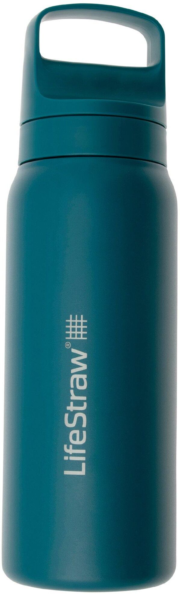Butelka LifeStraw Go Laguna Teal GOST-650ML-TEAL Stainless Steel, z filtrem 2-stage, 650 ml