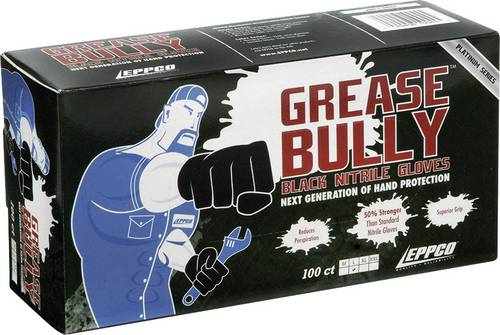 Kunzer GREASE BULLY L 100 St. Nitril Einweghandschuh Größe (Handschuhe): L EN 374-3, EN 420, EN 455