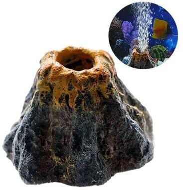 Inspired Finds Aquarium Volcano Bubble Stone Air Pump Fish Tank Decoration Aquarium Volcano Bubble Stone Air Pump Fish Tank Decoration