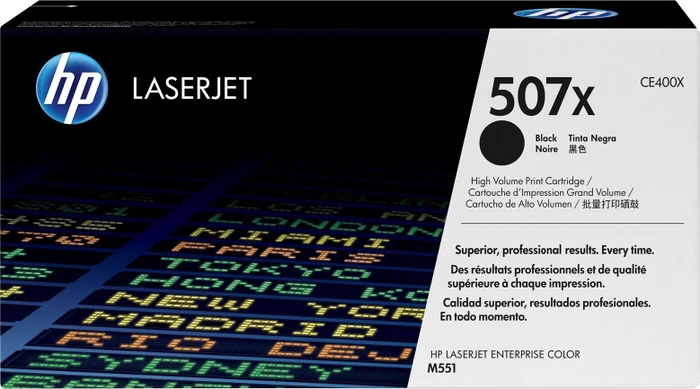 HP CE400X Nr. 507X schwarz original, 11000 Seiten