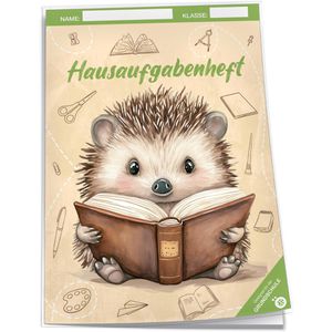 Trötsch Hausaufgabenheft Grundschule Igel, A5, ganzes Schuljahr, für Klassen 1 - 4