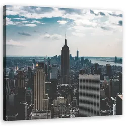 WANDBILD städte und architektur grau