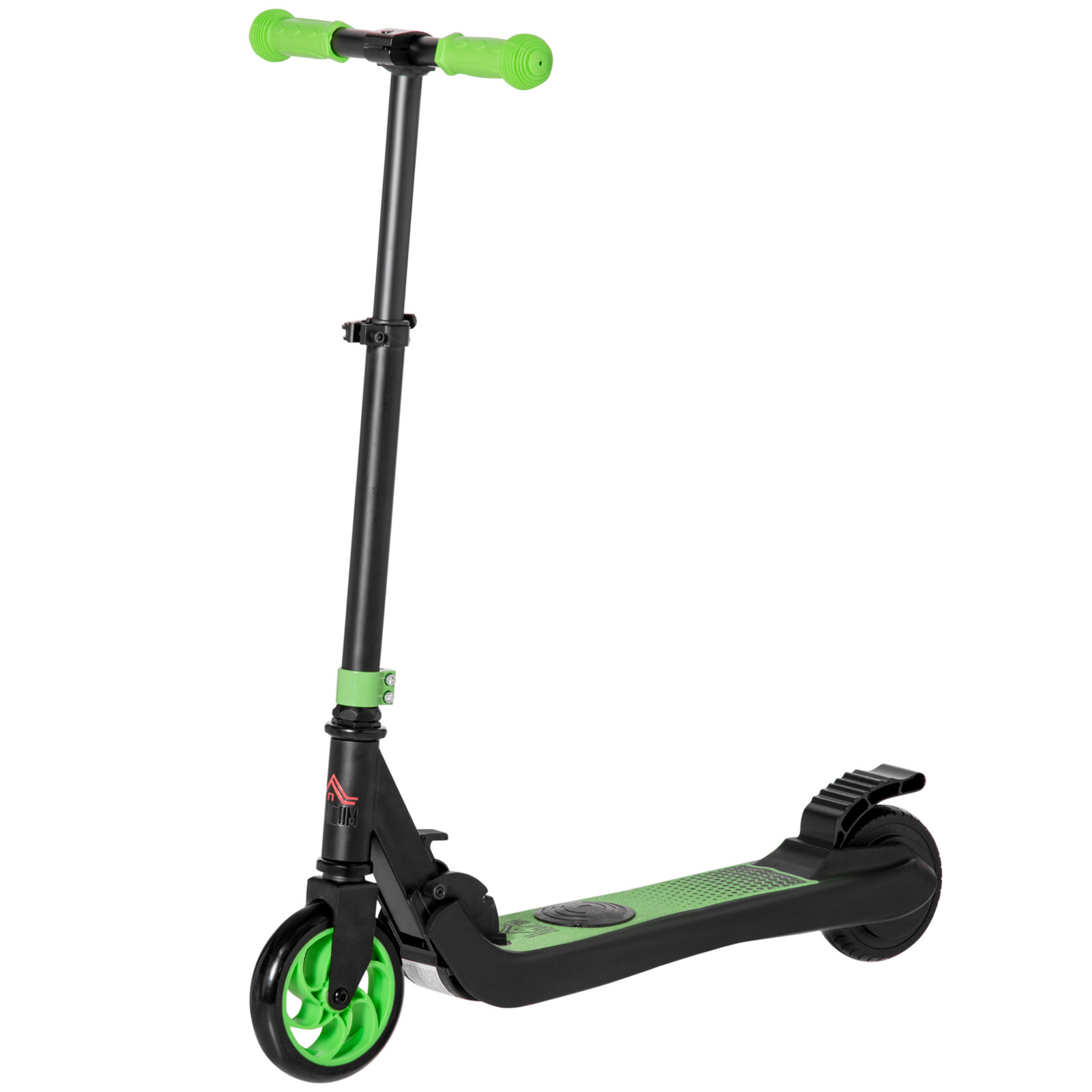 HOMCOM E-Step Elektrische Scooter voor Kinderen vanaf 6 Jaar, 120W Motor, Groen/Zwart