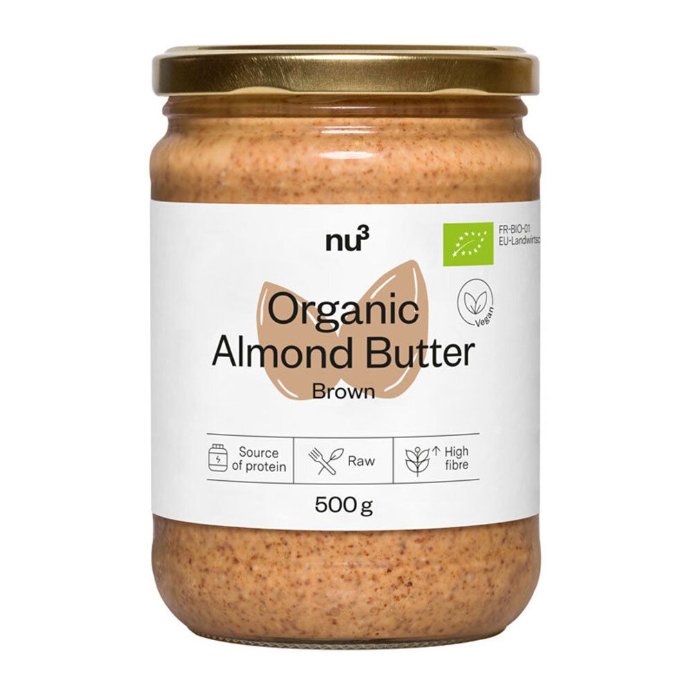 nu3 Mandelmus, braun 500 g Paste