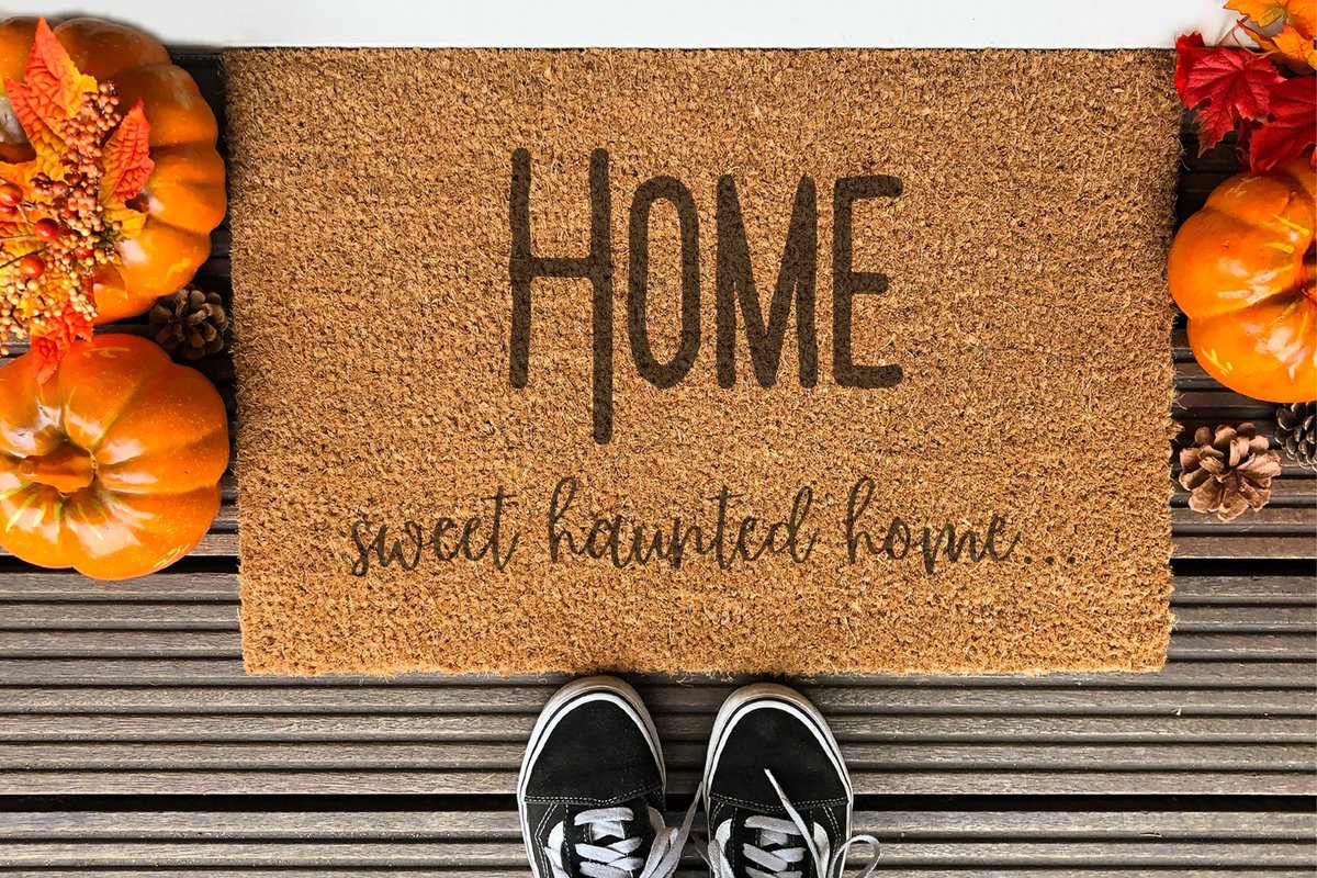 Laser Point Ingangsmat Sweet Haunted Home 90 x 60 cm